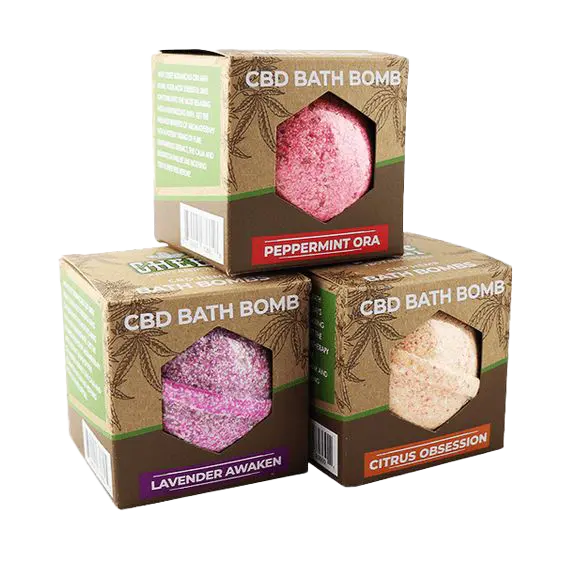 Custom CBD Bath Bomb Boxes