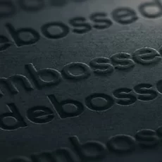 Embose and debose